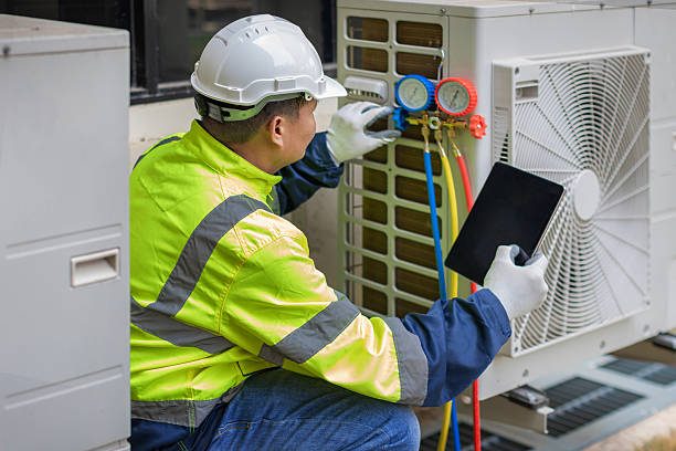 Professional Furnace Repair technician working in Hemet, CA